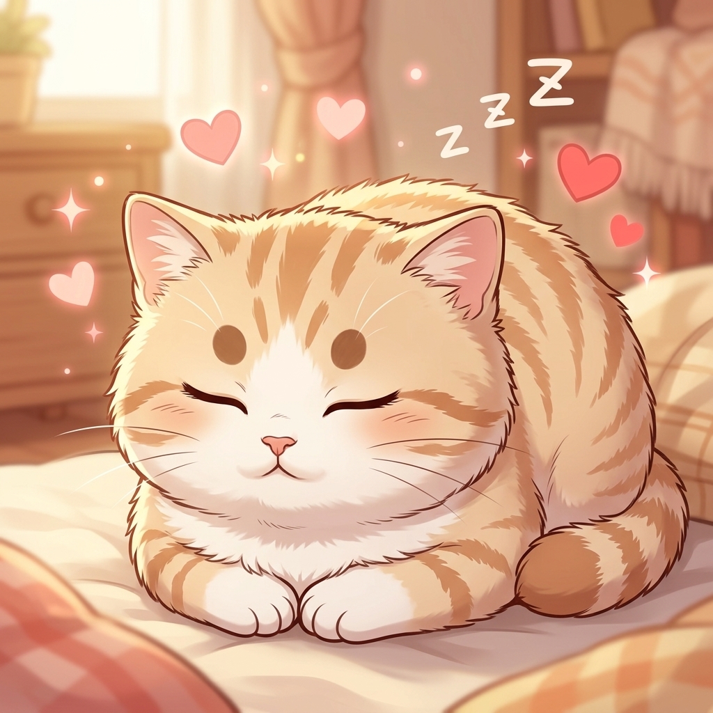 幸せな猫